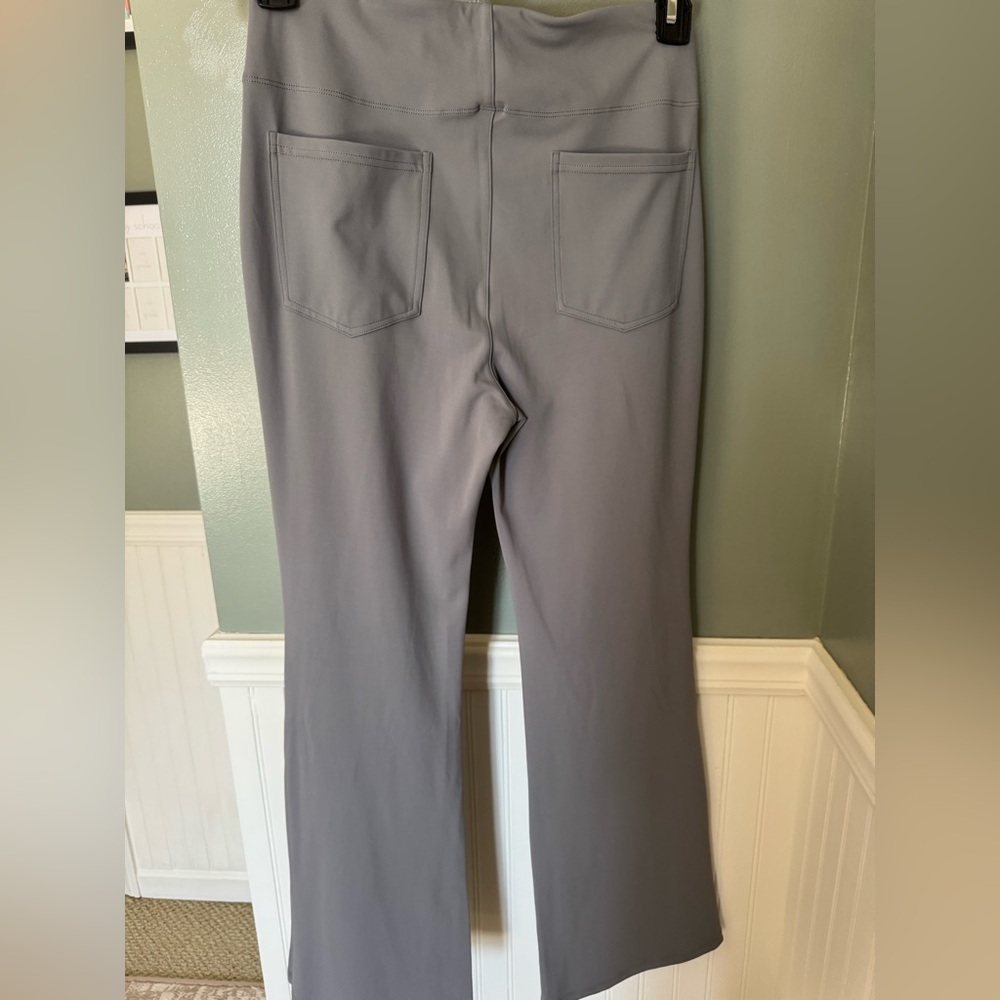 Halara Flex™ High Waisted Back Side Pocket Slight Flare Work Pants - Picture 8 of 9